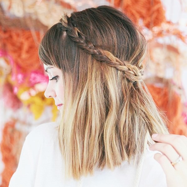 Braids can look amazing on short hair, too!