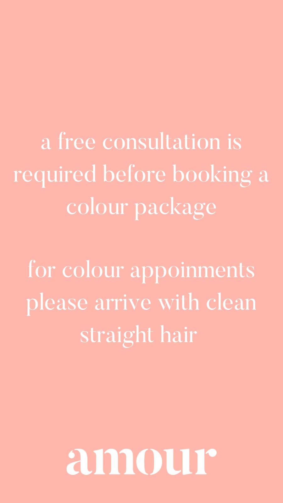 Hairdressing Prices Amour Hair & Beauty Salon, Salford