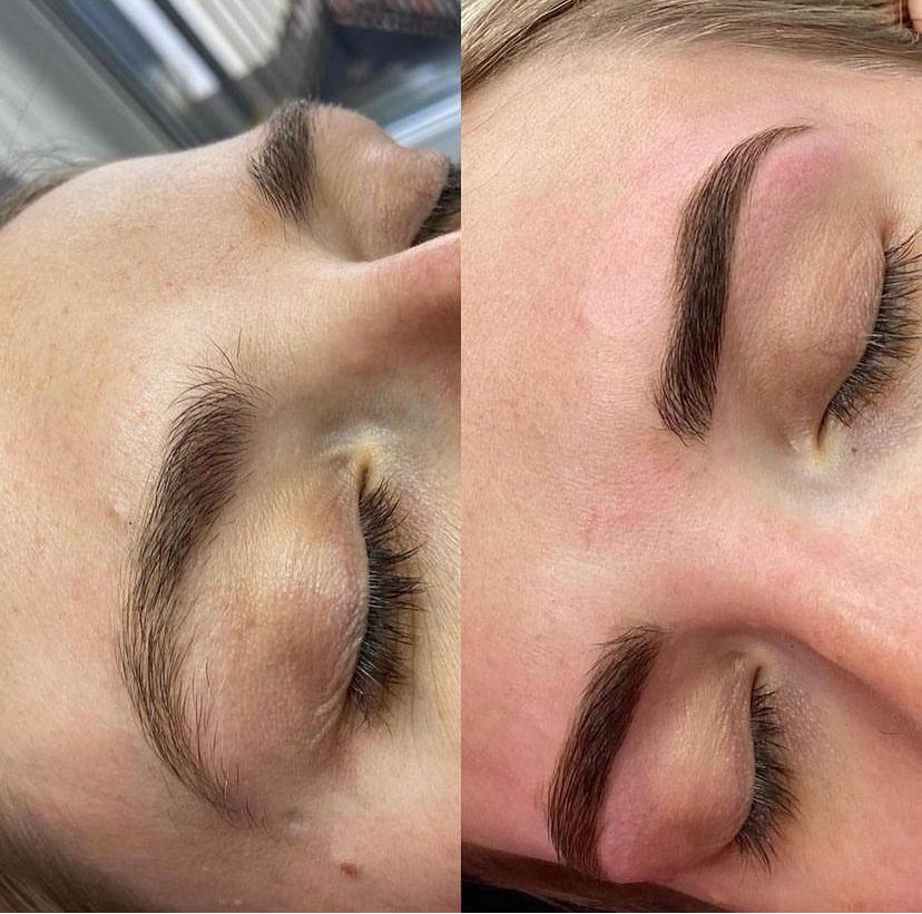 microblading at amour beauty salon salford