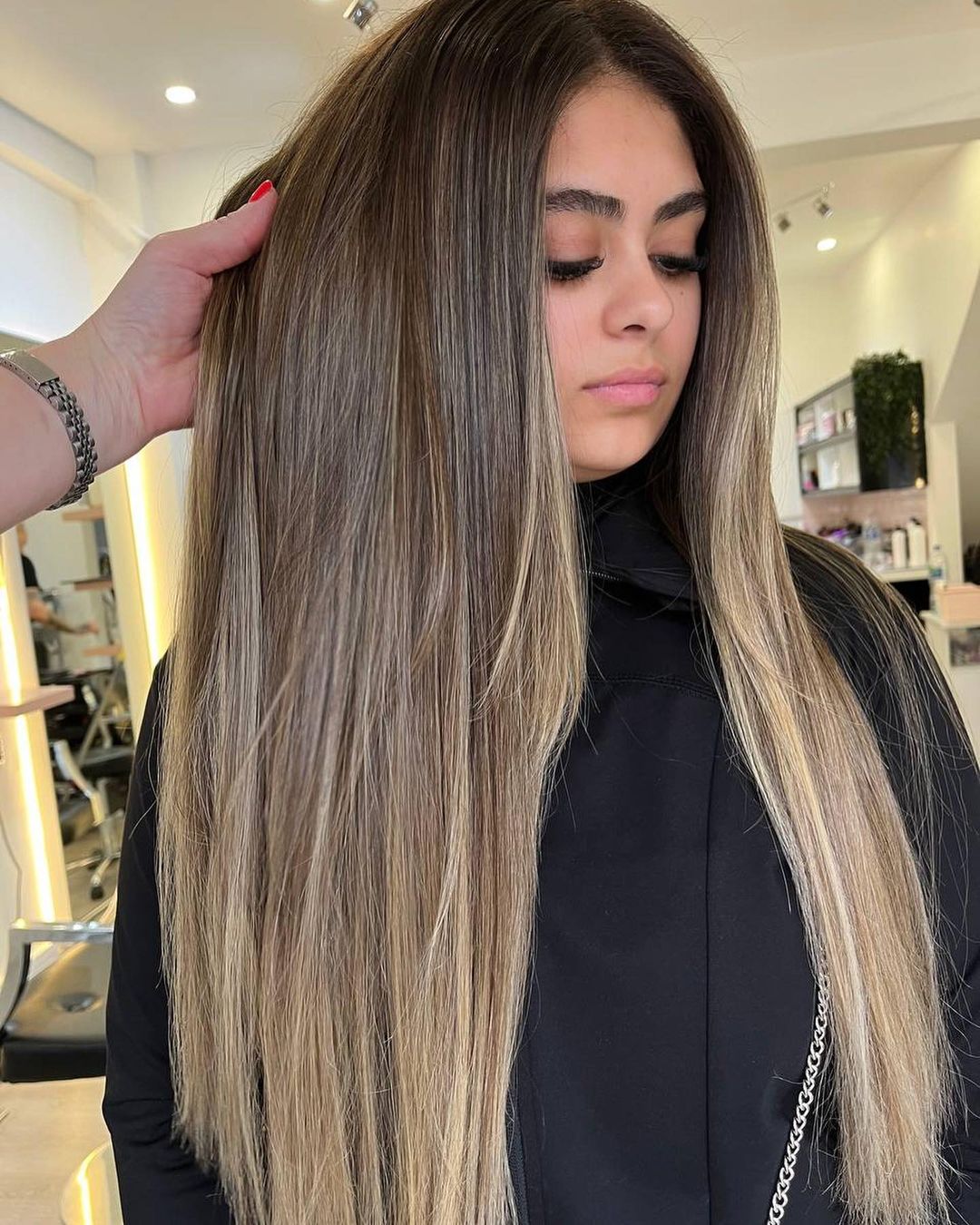BALAYAGE FOR BROWN HAIR AT TOP SALFORD HAIRDRESSERS BALAYAGE FOR BROWN HAIR AT TOP SALFORD HAIRDRESSERS